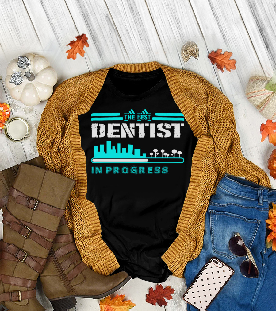The Best Dentist In Progress City Skyline T-Shirt