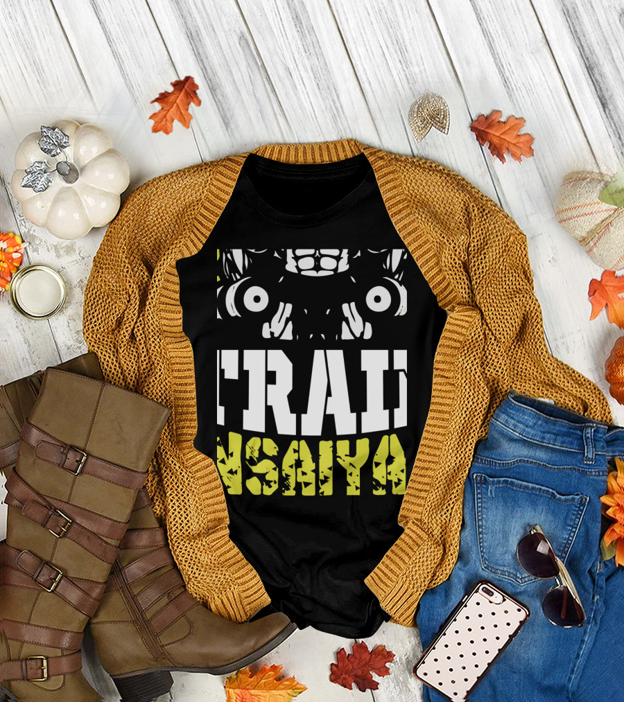 Train Insaiyan Anime Workout Motivation Muscular T-Shirt