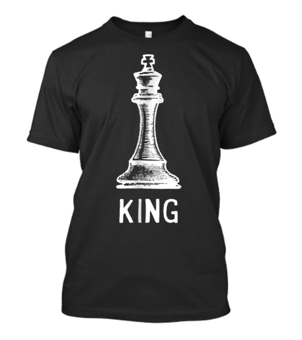 King Piece White Chess Figurine T-Shirt