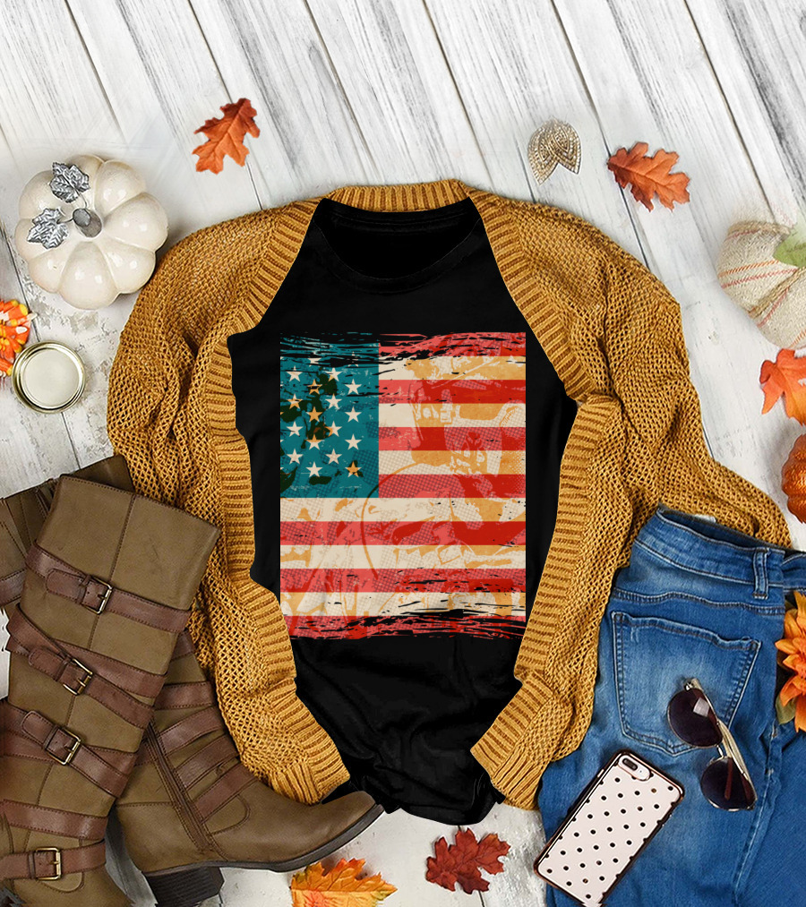 Red Fridays Support Military Brother Patriotic American Flag T-Shirt