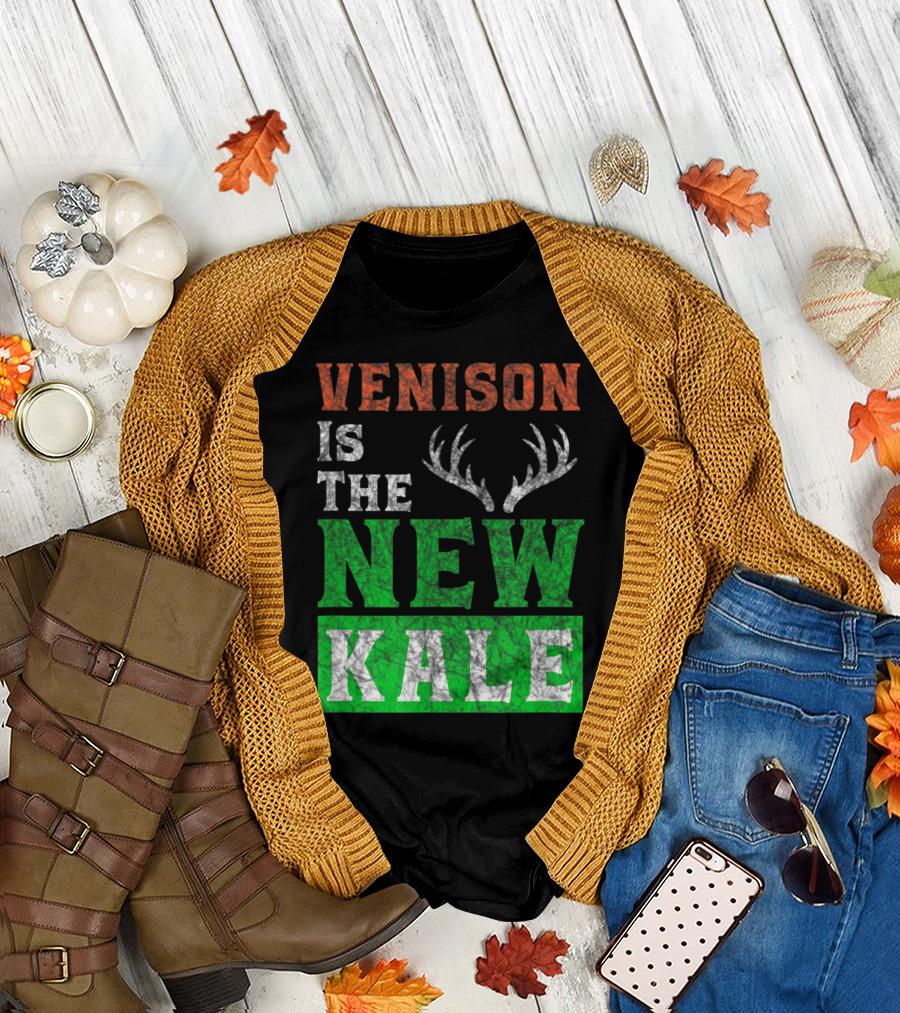 Venison Is the New Kale Big Antler T-Shirt