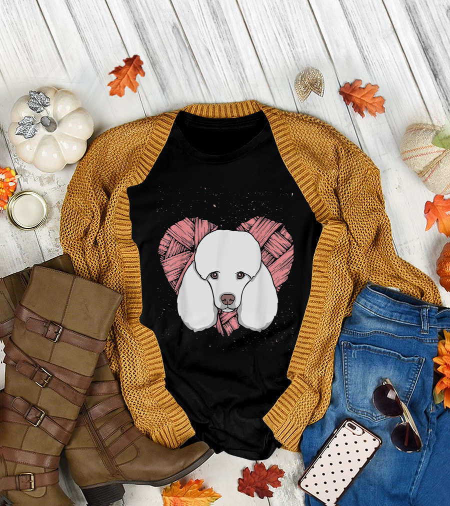 Valentines Day Heart with Pet Dog Owner Love T-Shirt