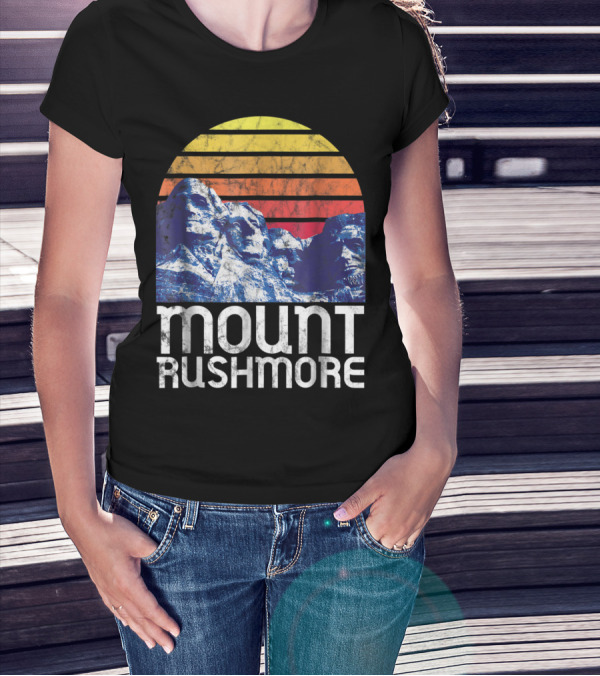 Mount Rushmore Sunset Black Hills South Dakota T-Shirt