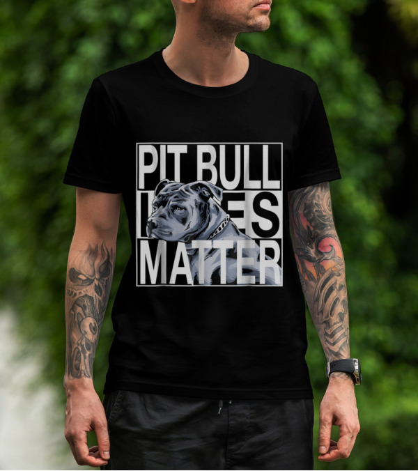 Pit Bull Lives Matter Dog T-Shirt