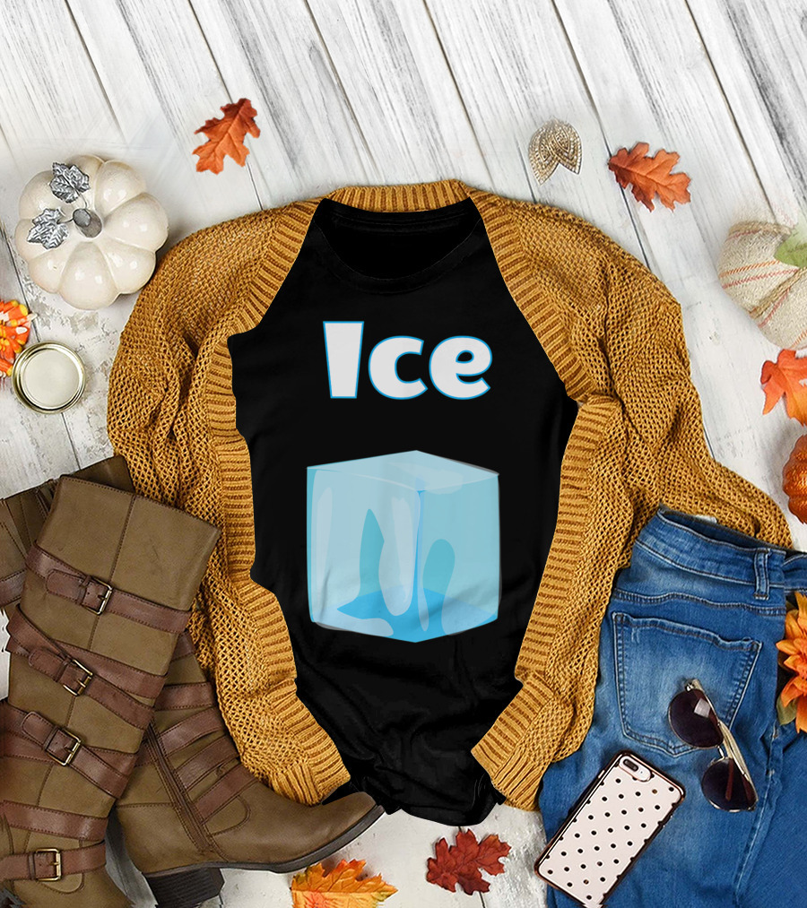 Ice Cube Humor Matching Couple T-Shirt
