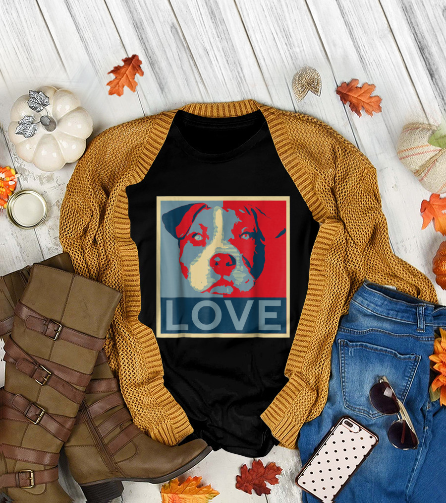 Pitbull Love Hope T-Shirt