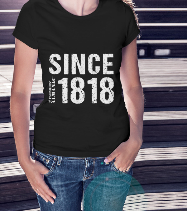 Farmers' Almanac Since 1818 Vintage Grunge T-Shirt