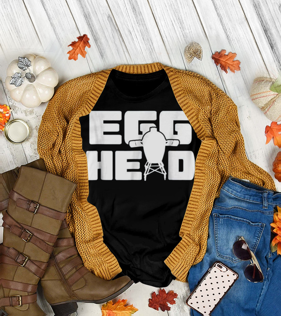 Egg Head Funny BBQ Grilling Smoking Pitmaster Egg Smo T-Shirt