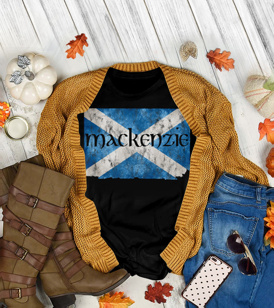 Mackenzie Clan Scottish Flag T-Shirt
