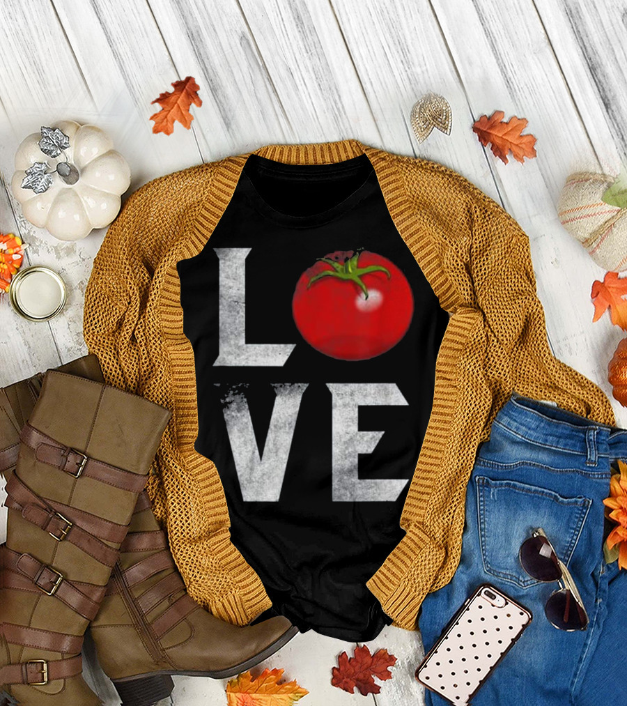Love Tomato Red Gardener I Love T-Shirt