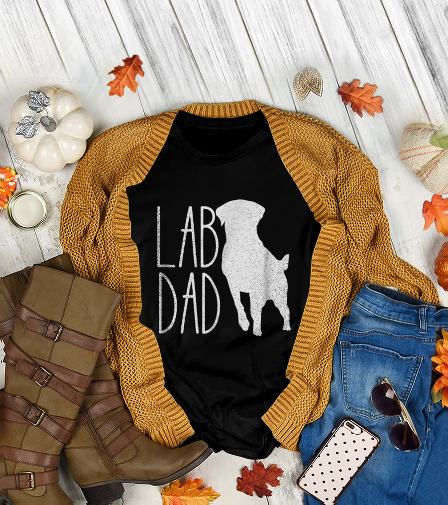 Lab Dad Labrador Retriever T-Shirt