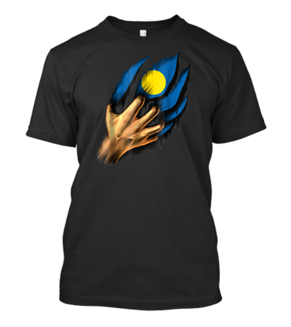 Palau Flag Palauan Spirit Within Me T-Shirt