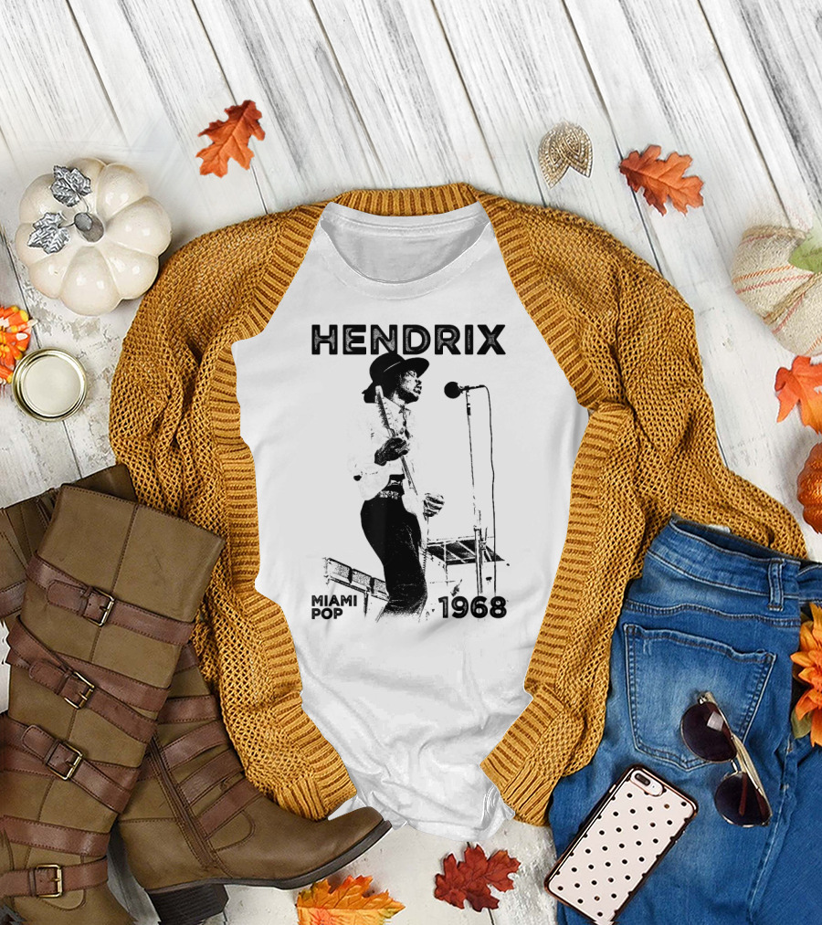 Hendrix Miami Pop 1968 T-Shirt