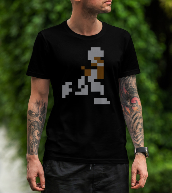 8 Bit Vintage Video Game Runner Pixel Art Oa T-Shirt