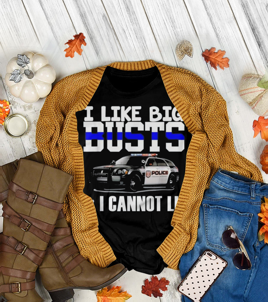 I Like Big Busts Police Car and I Cannot Lie T-Shirt