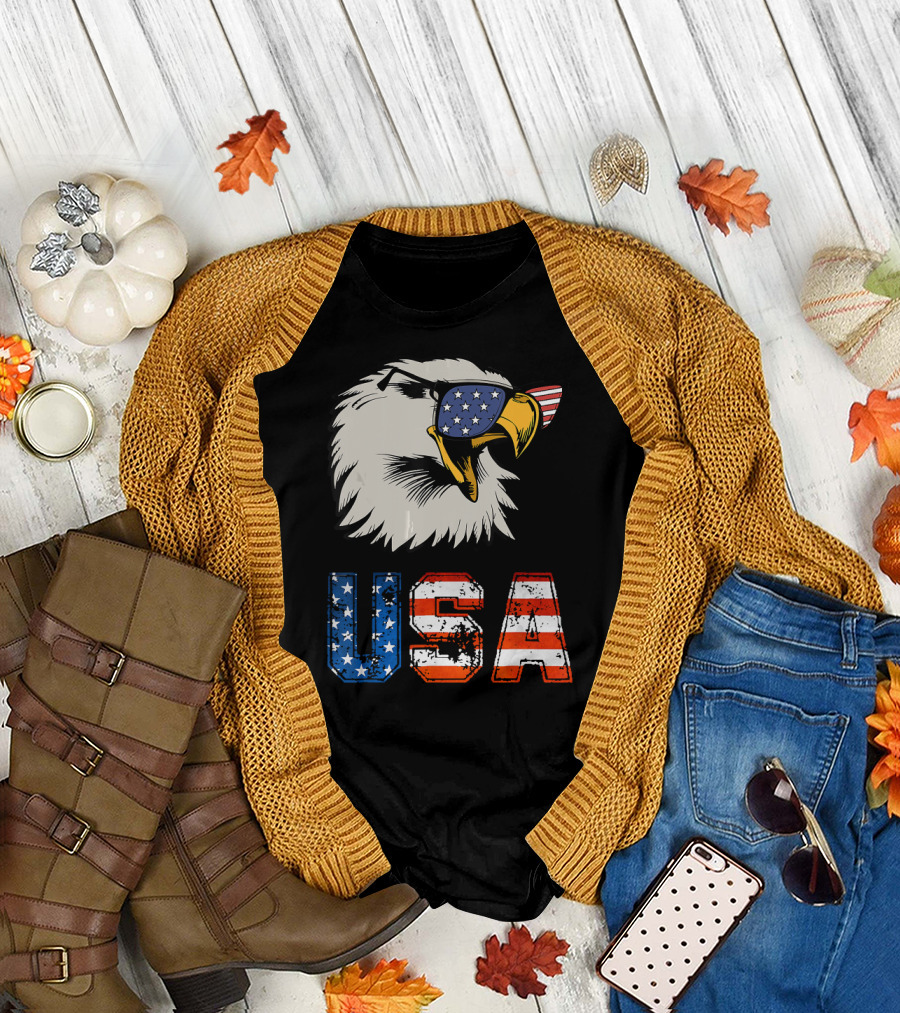 Patriotic Eagle USA American Eagle T-Shirt