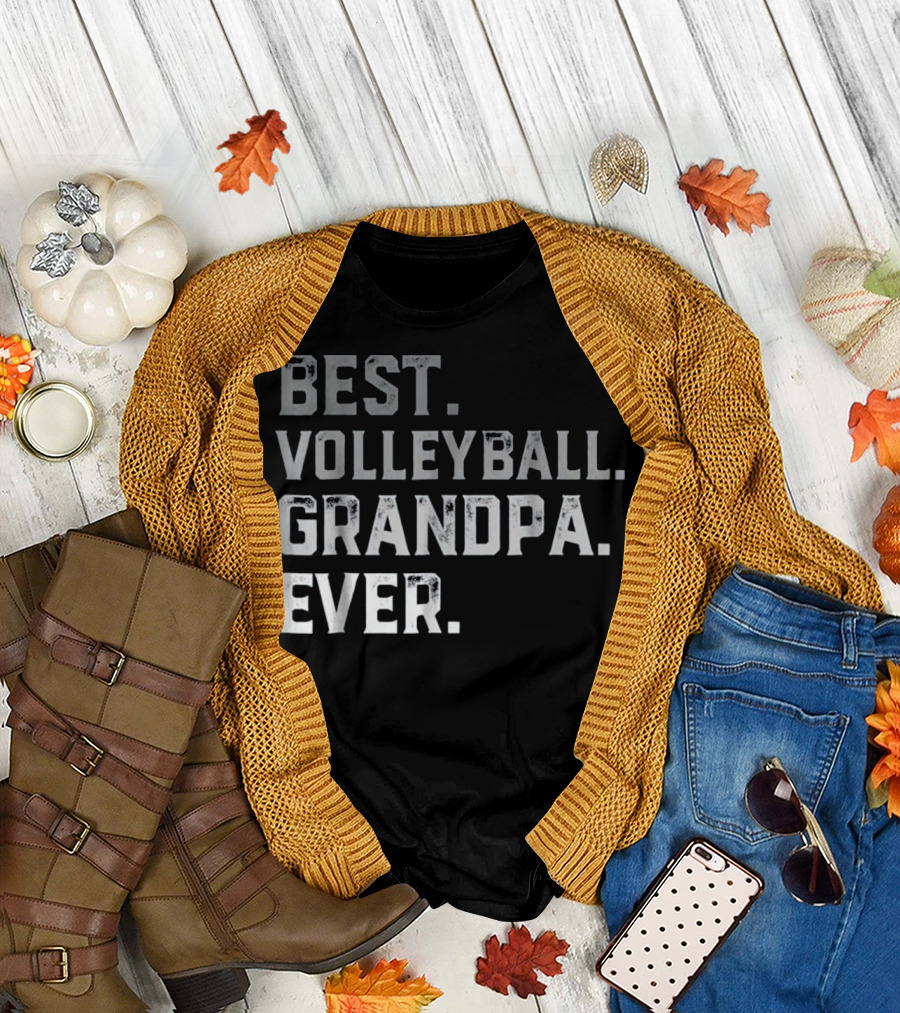 Best Volleyball Grandpa Ever T-Shirt