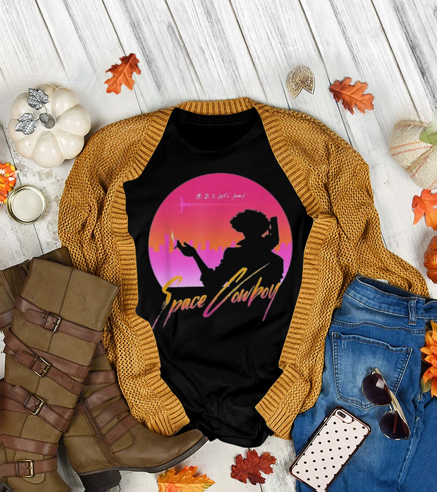 Space Cowboy 3 2 1 Let's Jam Cosplay T-Shirt