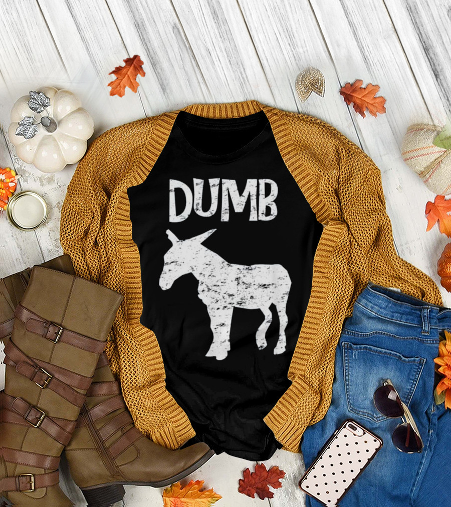 Dumb Ass Donkey Funny Sayings T-Shirt