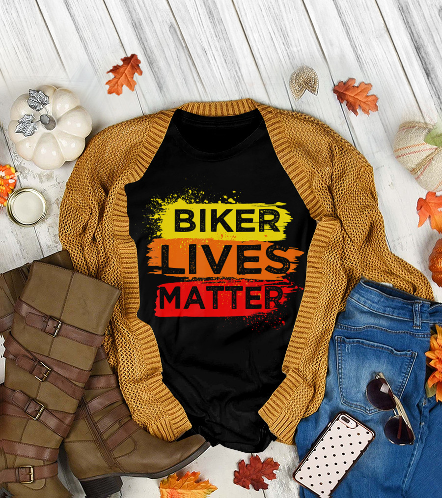 Biker Lives Matter Bicycle Motocross Rider Biker Lives Matter T-Shirt