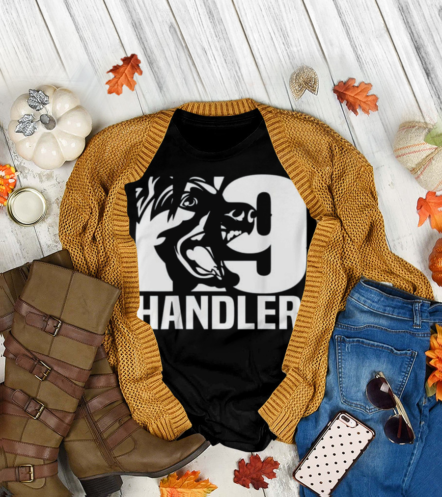 K 9 Handler Police Sheriff Cops Law Enforcement Canine Unit Hero T-Shirt