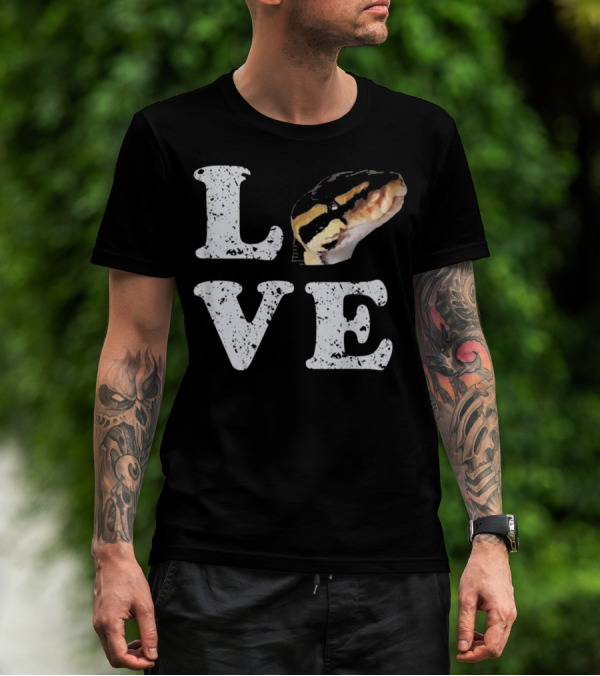 LOVE Ball Python Pet Snake T-Shirt