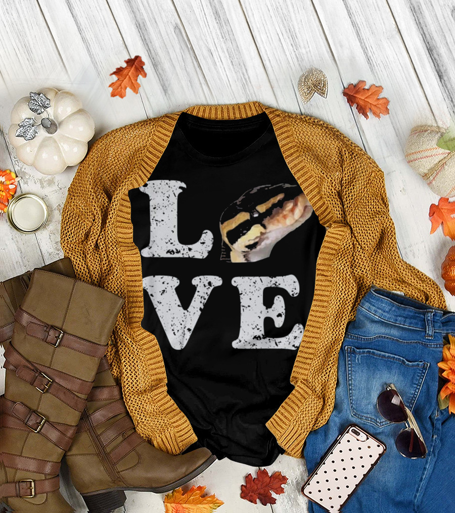 LOVE Ball Python Pet Snake T-Shirt