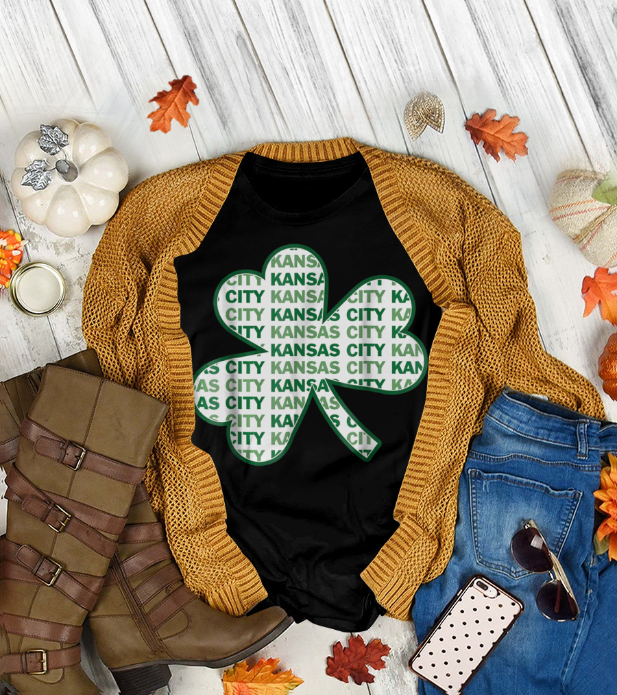 Kansas City Missouri St Patrick's Day Shamrock Kansas City T-Shirt
