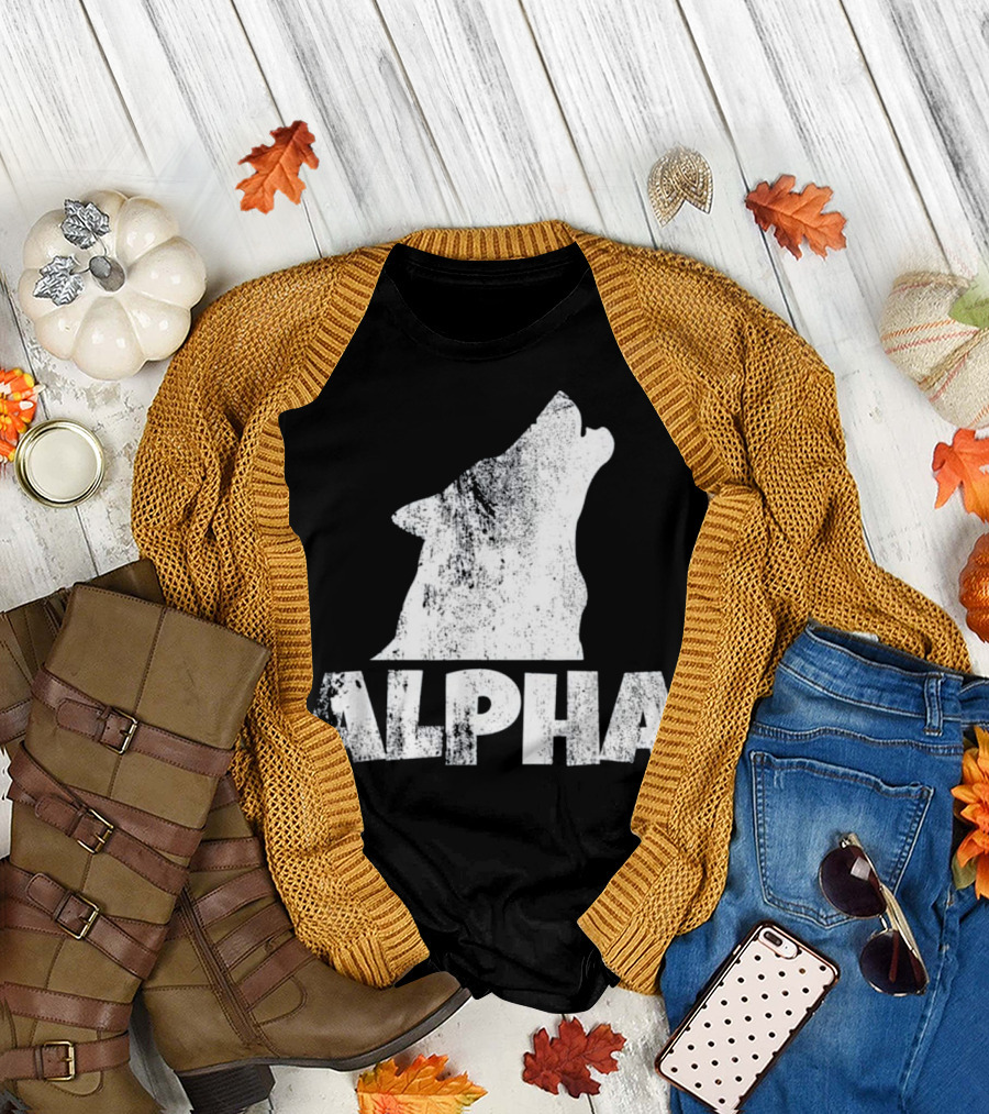 Alpha Lone Wolf Pack Member Wil Wolf T-Shirt