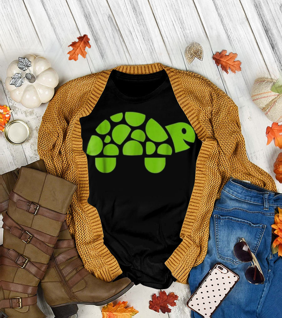 Green Turtle Mosaic T-Shirt