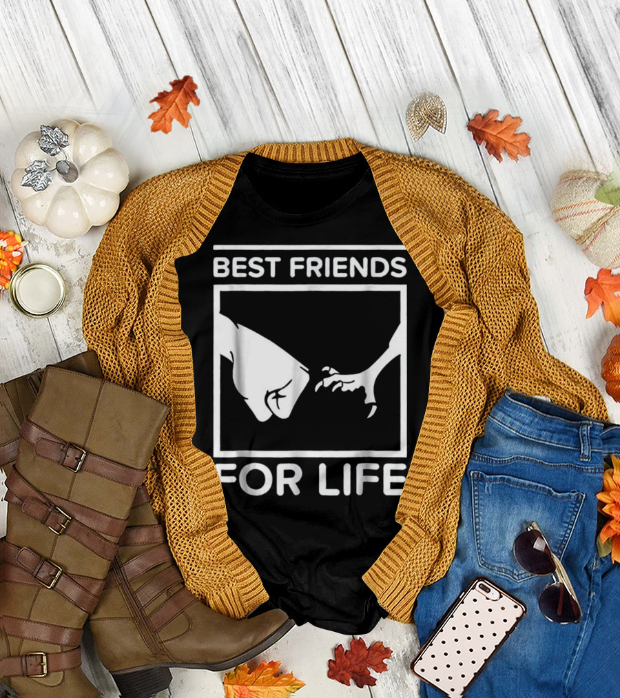 Best Friends For Life Fist Bump Bird and Human T-Shirt