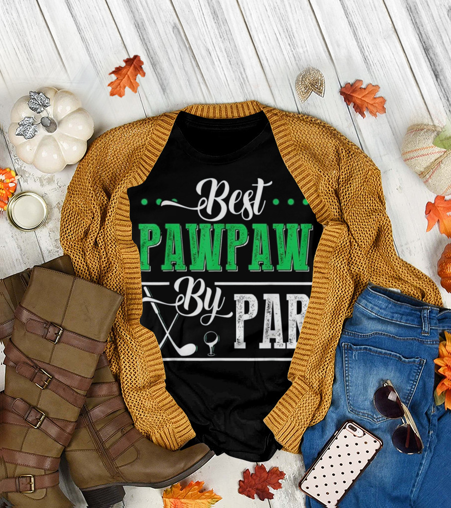 Best Pawpaw By Par Funny Golf Mens T-Shirt