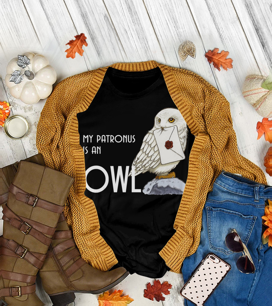 My Patronus Is An Owl Harry Pot Animals Owl Post T-Shirt