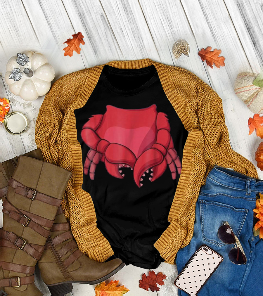 Crab Costume for Halloween Crab Anim Claw T-Shirt