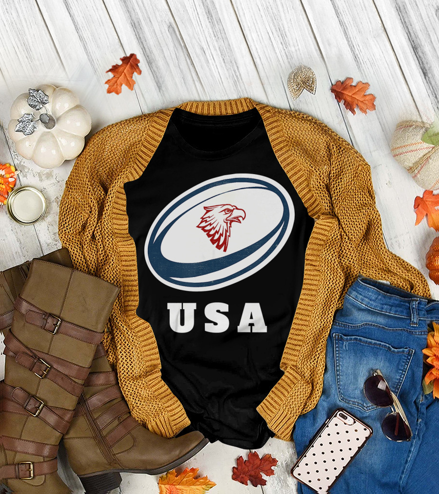 USA Rugby Eagle Ball T-Shirt