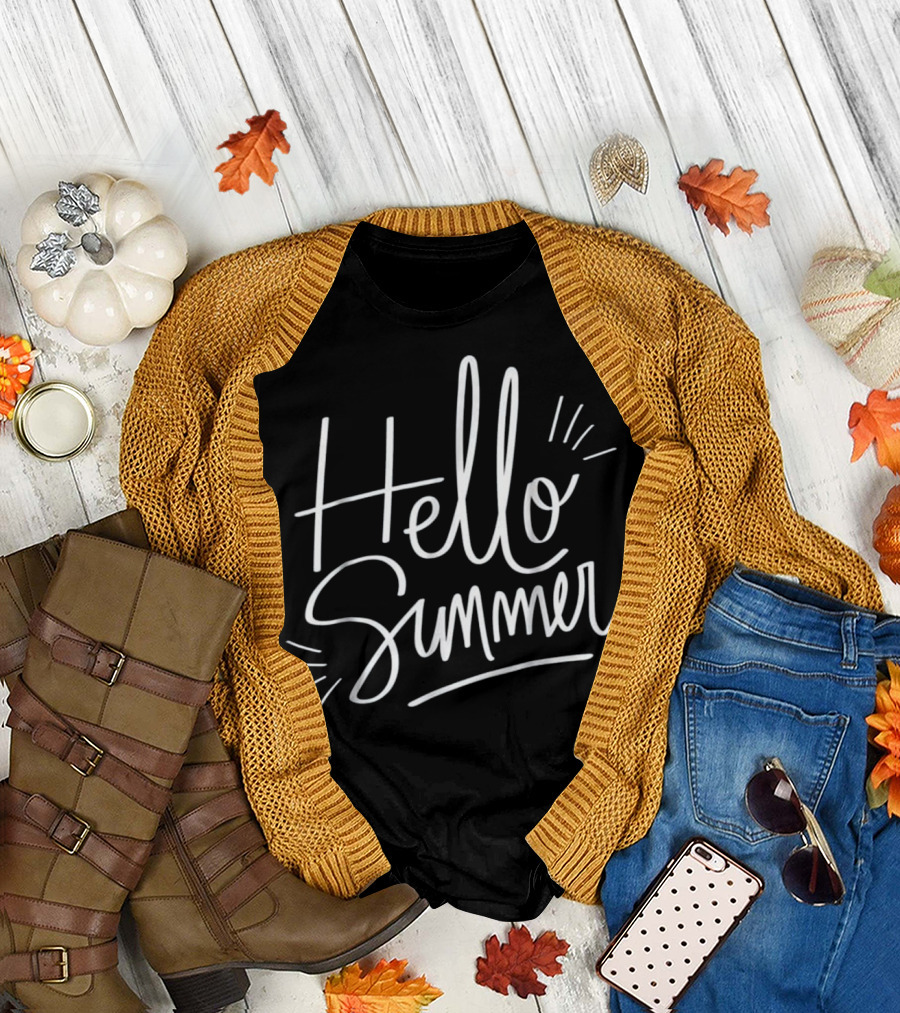 Hello Summer Happy Last Day Of School T-Shirt