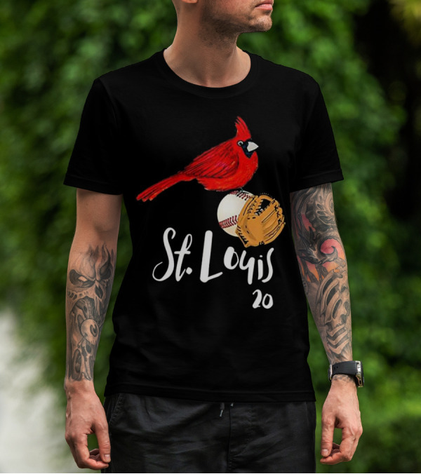 St. Louis Cardinal Baseball Number 20 T-Shirt