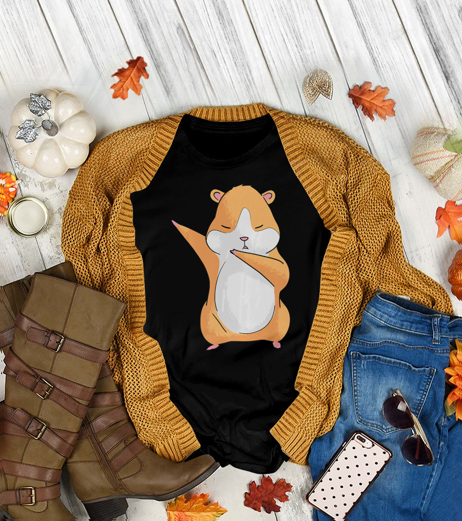 Cute Dabbing Hamster for Boys Girls Kids T-Shirt