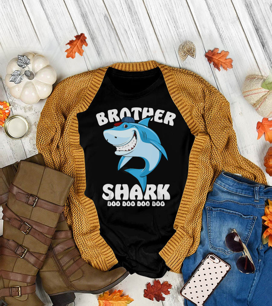 Brother Shark Doo Doo Doo Doo Matching Family T-Shirt