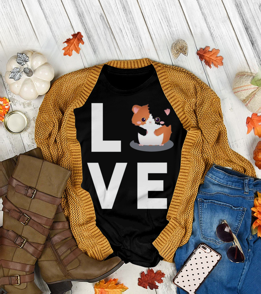 Love Cute Guinea Pig I Love Guinea Pig T-Shirt