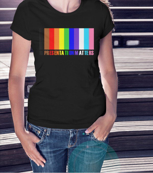REPRESENTATION MATTERS Inclusive Pride Colors T-Shirt