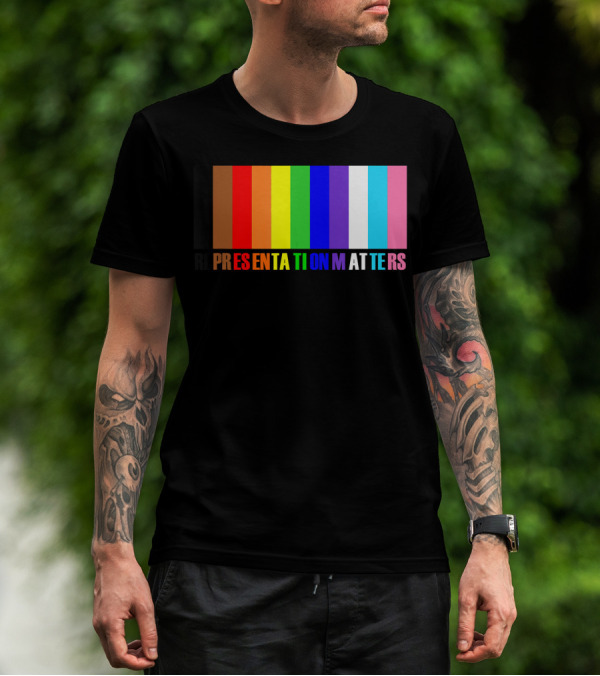 REPRESENTATION MATTERS Inclusive Pride Colors T-Shirt