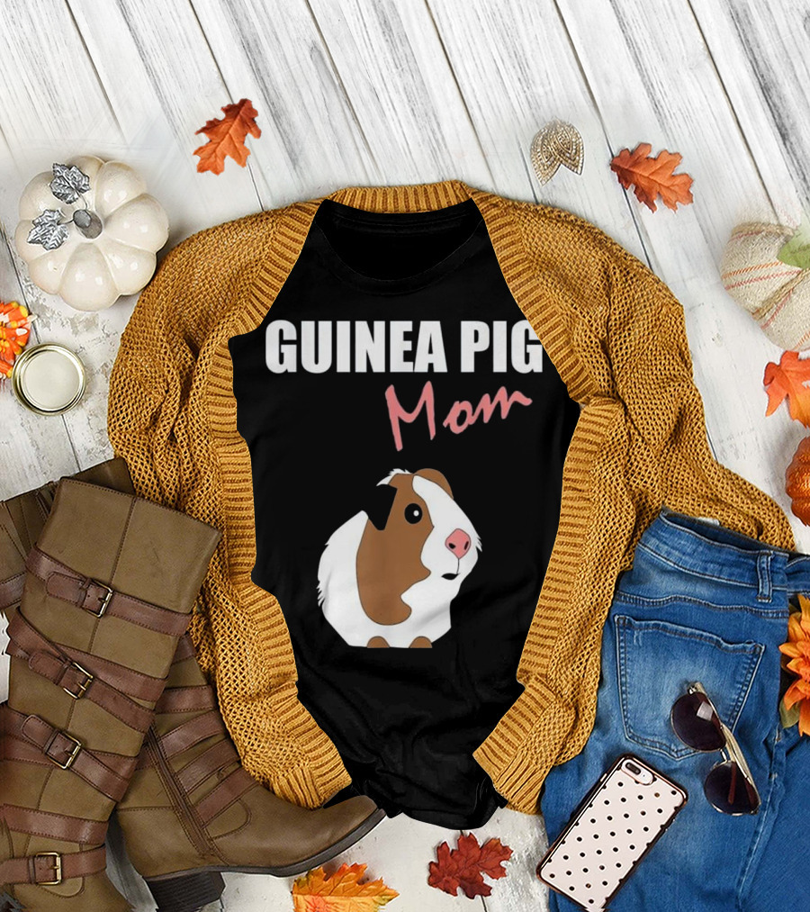 Guinea Pig Mom Girl Cute Pet T-Shirt