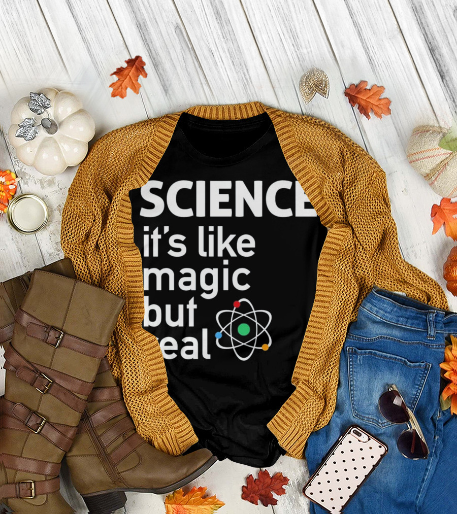 SCIENCE It's Like Magic But Real Atom Model T-Shirt