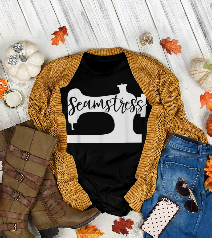 Seamstress Sewing Machine T-Shirt