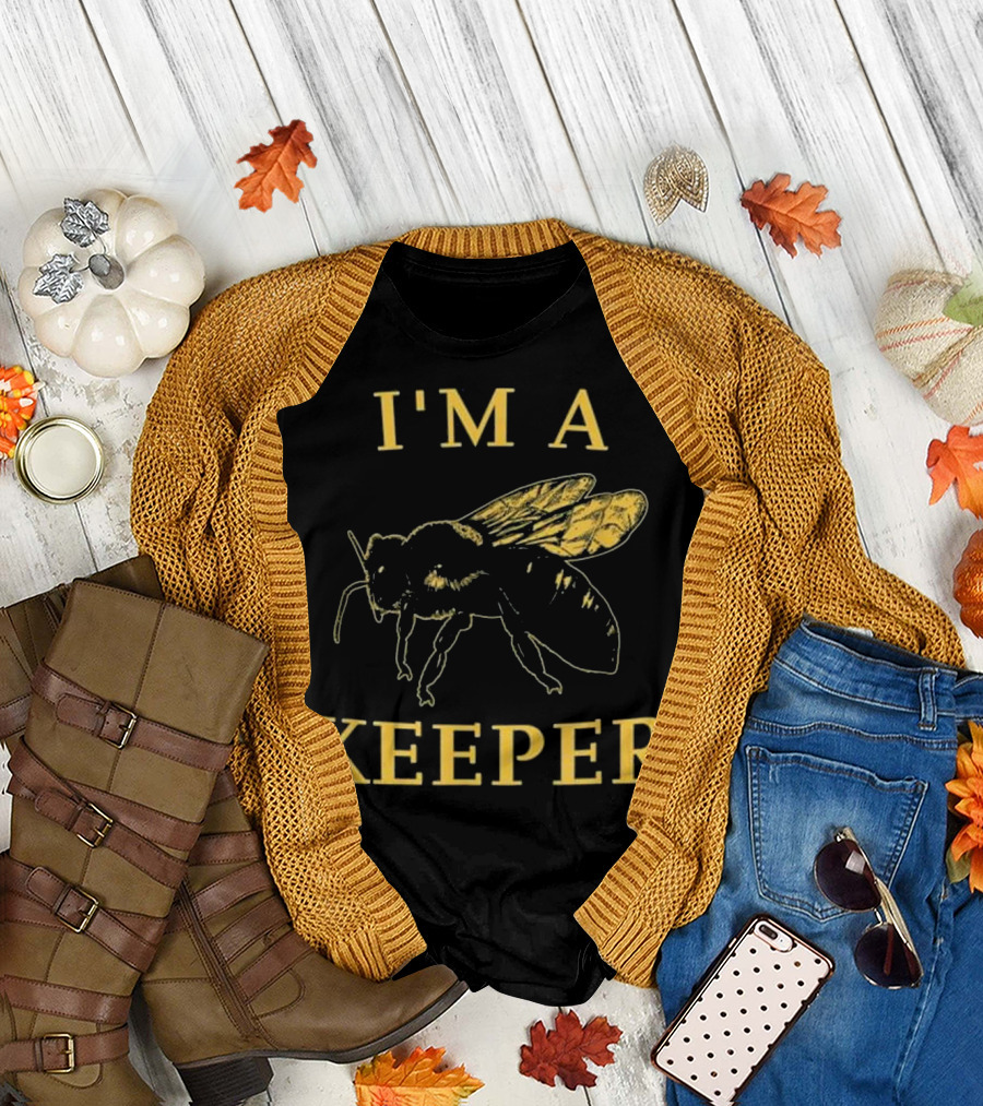 I'm A Keeper Beekeeper Bee Whisperer Bee Keeper T-Shirt