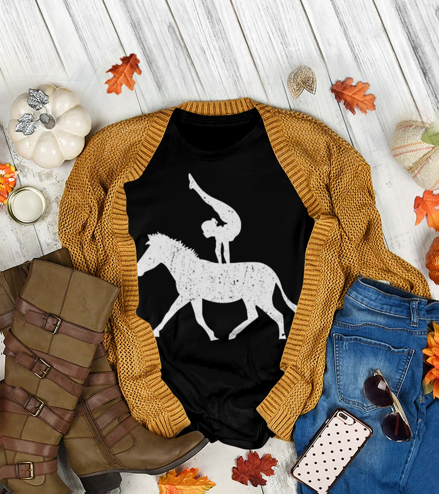 Horse Girl Acrobatics Equestria T-Shirt