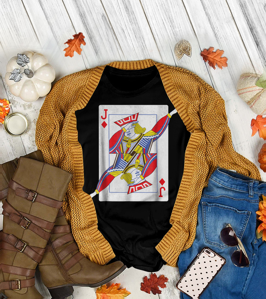 Dabbing Jack of Diamonds Cardistry Magician T-Shirt