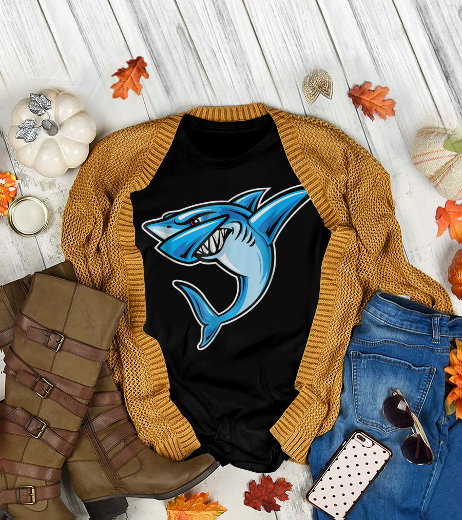 Dabbing Shark Funny Dab Dance Hilarious Nautical Motion T-Shirt