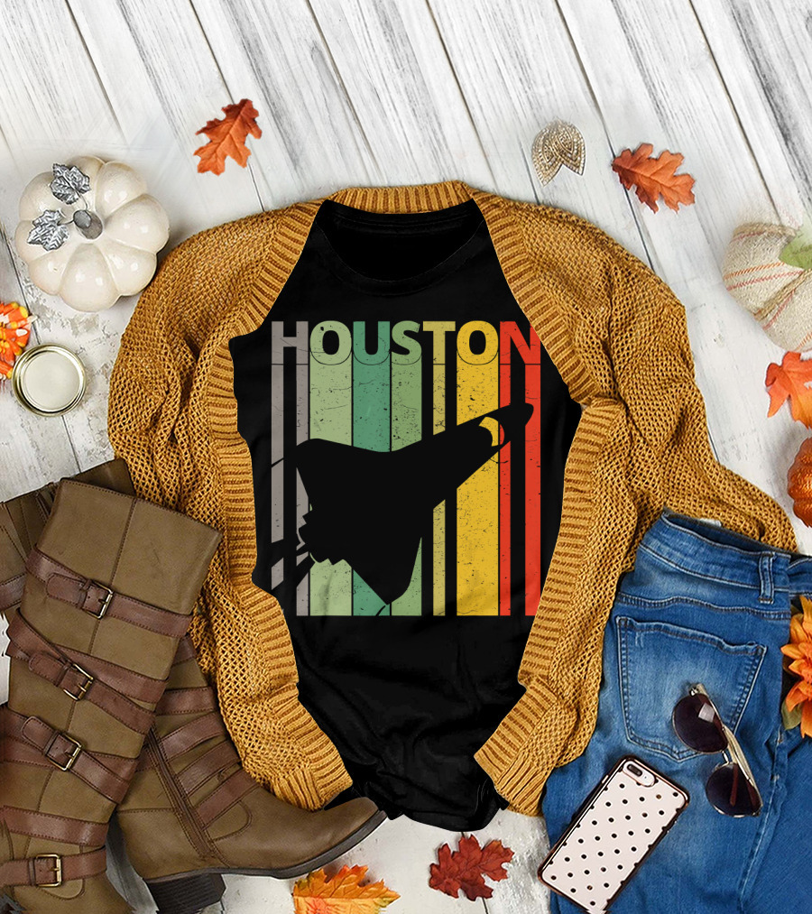 Houston Vintage Retro Space Shuttle T-Shirt